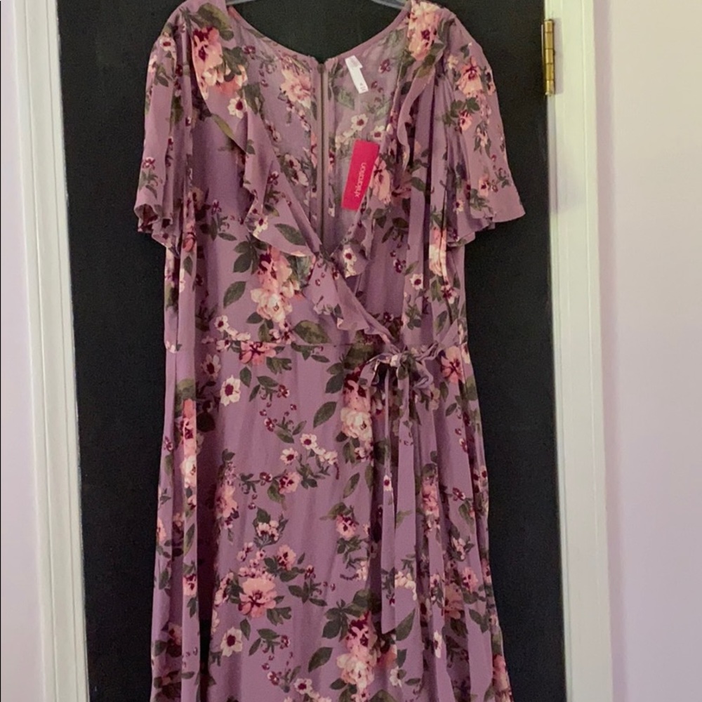 Romantic purple dress